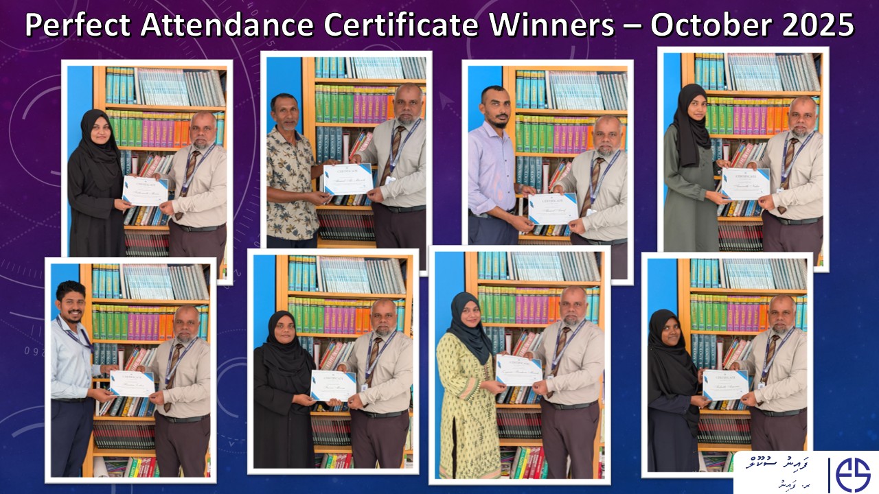 Perfect Attendance – October 2025