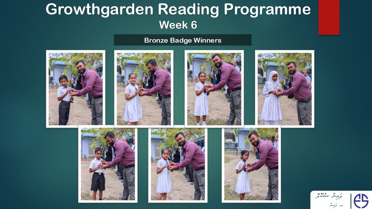 GrowthGarden Reading Programme Badge Winners – Week 6